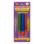 Cake Sparkler Party Candles - Burns Color Flame (3 Pk)
