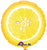 Lemon Fruit 18″ Foil Balloon by Anagram from Instaballoons