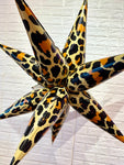 Leopard Animal Print Starburst 40″ Foil Balloon by Burst Party Co from Instaballoons