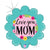 Love You Mom Holographic 18″ Foil Balloon by Betallic from Instaballoons