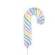 Macaron Candy Cane (requires heat-sealing) 14″ Balloon