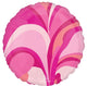 Pink Macro Marble Round 18″ Balloon