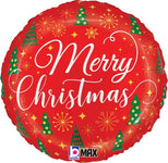 Merry Christmas Elegant 18″ Foil Balloon by Betallic from Instaballoons