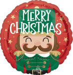 Merry Christmas Nutcracker 18″ Foil Balloon by Anagram from Instaballoons