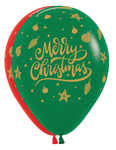 Merry Christmas Ornaments 11″ Latex Balloons by Betallic from Instaballoons