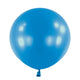 Metallic Bright Royal Blue 24″ Latex Balloons (4 count)