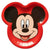 Mickey Mouse Shaped Plates by Unique from Instaballoons