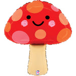 Mushroom 23″ Foil Balloon by Betallic from Instaballoons