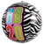 Sphere - HB2U Zebra 17″ Balloon