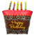 Birthday Cake With Candles 31″ Balloon