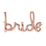 Bride Script - Rose Gold (air-fill Only) 33" Balloon