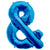 Ampersand - Blue 34″ Balloon