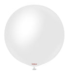 Opaque Satin Snow White 24″ Latex Balloons by Kalisan from Instaballoons