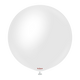 Opaque Satin Snow White 36″ Latex Balloons (2 count)