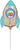 Outer Space Rocket Ship (requires heat-sealing) 14″ Foil Balloon by Anagram from Instaballoons