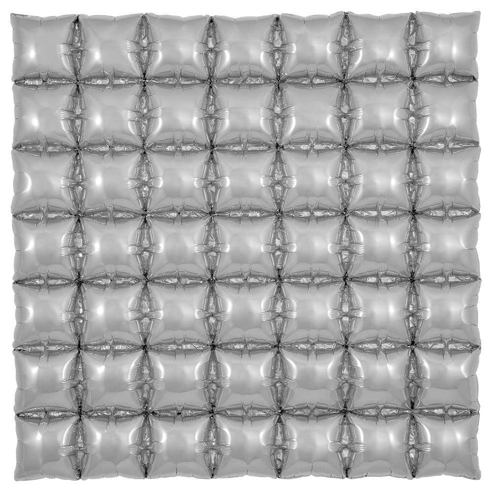 Waffle Panel - Silver 36″ Balloon – instaballoons Wholesale