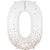 Number 0 - Sparkling Fizz Holographic White 34″ Balloon