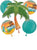 Palm Tree Beach Life Foil Balloon by Anagram from Instaballoons