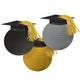 Paper Lanterns with Grad Caps Decorations