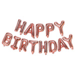 Happy Birthday - Rose Gold (air-fill Only) 16″ Balloon