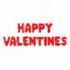 Happy Valentines (Air Filled) 16" Foil