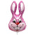 Rabbit - Pink Mini Shape (air-fill Only) 16″ Balloon