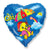 Girl Rainbow Duck 18″ Balloon