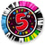 Happy Birthday - Five 18″ Balloon