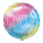 Happy Birthday Gradient 18″ Balloon