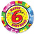 Happy Birthday - Six 18″ Balloon