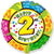 Happy Birthday - Two 18″ Balloon