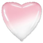 Heart - Gradient Baby Pink 18″ Balloon