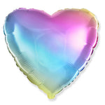 Heart - Gradient Pastel 18″ Balloon