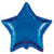Star - Metallic Blue 18″ Balloon