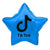 Tiktok Star - Blue 18″ Balloon