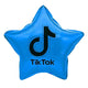 Tiktok Star - Blue 18″ Balloon