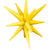 3D Star-burst All-in-one - Sun Yellow (air-fill Only) 22″ Balloon