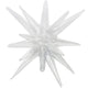 3D Star-burst All-in-one - Transparent Clear (air-fill Only) 22″ Balloon