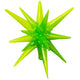 3D Star-burst All-in-one - Transparent Neon Green (air-fill Only) 22″ Balloon