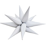 3D Star-Burst - White (Air-Fill Only) Foil