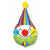 Clown Head 28″ Balloon