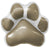 Paw - Gray 28″ Balloon