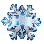 Snowflake Shape - Blue 29″ Balloon