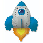 Rocket - Blue 30″ Balloon