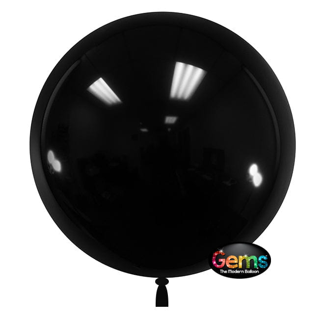 Raven Black 32″ Gems Balloons (2 count) – instaballoons Wholesale