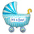 Baby Buggy Boy 35″ Balloon