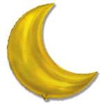 Gold Crescent Moon 35″ Balloon