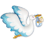 Stork Baby Boy 38″ Balloon