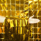 3Ft X 6.5Ft Foil Squares Curtain - Metallic Gold