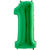 Number 1 - Metallic Green 40″ Balloon